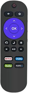 remote control compatible with all philips roku tv remote (philips roku101018e0016 remote)