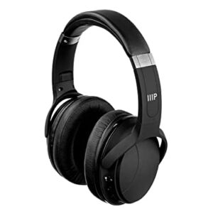 Monoprice BT-250ANC Bluetooth Wireless Over Ear Headphones with Active Noise Cancelling (ANC) Lightweight and Comfortable, 2‑Hour Charge Time