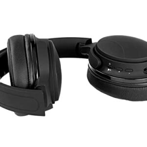 Monoprice BT-250ANC Bluetooth Wireless Over Ear Headphones with Active Noise Cancelling (ANC) Lightweight and Comfortable, 2‑Hour Charge Time