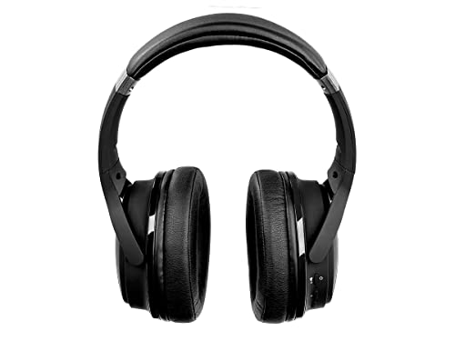 Monoprice BT-250ANC Bluetooth Wireless Over Ear Headphones with Active Noise Cancelling (ANC) Lightweight and Comfortable, 2‑Hour Charge Time