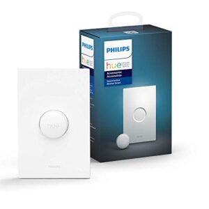 Philips Hue 578807 Tap Dial Switch, 1-Pack, White & Smart Button for Hue Smart Lights, Smart Light Control, (Hue Hub required)