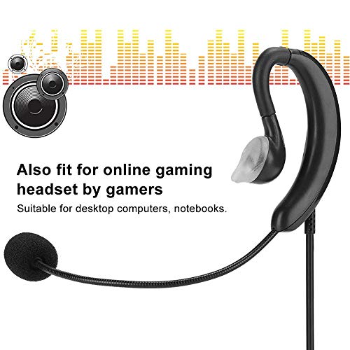 Ear-Hook Headset,USB Headphone Computer Notebook Accessory,Bluetooth Sport Earphone Single Ear-Hook Headset Invisible Earpiece with Mic for Skype/QQ/MSN