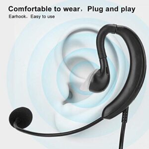 Ear-Hook Headset,USB Headphone Computer Notebook Accessory,Bluetooth Sport Earphone Single Ear-Hook Headset Invisible Earpiece with Mic for Skype/QQ/MSN