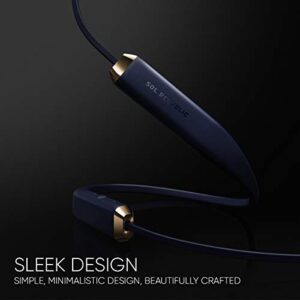 Sol Republic Shadow Bluetooth Wireless Noise Cancelling Neckband Headphones, Navy/Gold