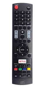 gj221-c remote control for sharp lcd/led tv lc32le653u lc40le653u lc43le653u lc-43le653u lc-48le653u lc55le653u lc65le645u lc-65le645u (substitute for remotes sharp gj221 and gj221-r)