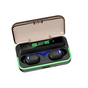 E10 True Wireless Earbuds Bluetooth 5.3 Headphones Touch Control with Wireless Mobile Power Earbuds Headphones Charging Case IPX4 Waterproof Stereo Earphones in-Ear Built-in Mic Headset