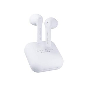 happy plugs air 1 go true wireless in-ear earbuds (white)