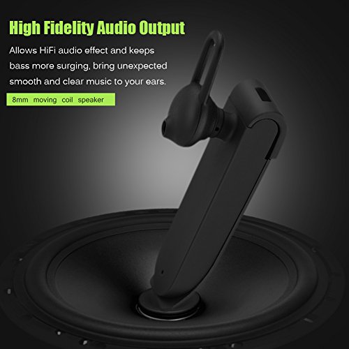 Multi-Language Translator Bluetooth Wireless Earphone Portable Business Headphone 16 Languages Translation Earphone -Black