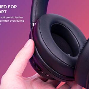 Creative SXFI Theater 2.4 GHz Low-Latency Wireless USB Headphones with Super X-Fi, 50mm Drivers, Up to 30 Hours of Battery Life, 3.5mm Analog Mode, Detachable Mic, for Movies