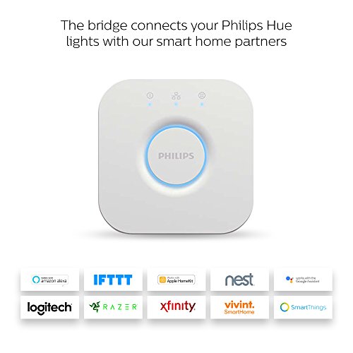 Philips Hue White and Color Ambiance Starter Kit (Older Model, 3 A19 Bulbs and 1 Bridge, Compatible with Amazon Alexa, Apple HomeKit and Google Assistant)