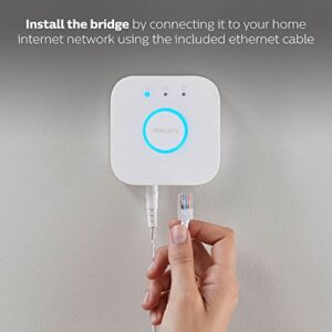 Philips Hue White and Color Ambiance Starter Kit (Older Model, 3 A19 Bulbs and 1 Bridge, Compatible with Amazon Alexa, Apple HomeKit and Google Assistant)