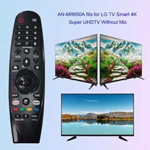 Replace Remote Control for LG TV AN-MR650A fit for LG Smart TV 43UJ654T 49UJ634V 49UJ7700 55SJ8000 55SJ800A 55SJ8500 55SJ850T 55UJ634V 55UJ6520-UD 55UJ6540-UB 55UJ7700