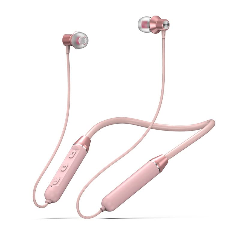 ELEVENSES Bluetooth Headphones v5.1 Magnetic Neckband Earbuds with Microphone Auto Pairing 20H Playtime HD Sound Stereo Bass Sweatproof