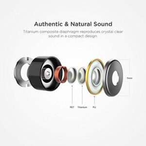 1MORE Stylish True Wireless Earbuds, Bluetooth 5.0, 24-Hour Playtime, Stereo In-Ear Headphones with Charging Case, Built-in Microphone, Alternate Pairing Mode