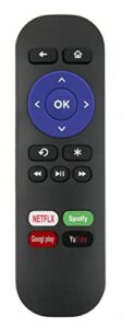 vinabty replaced infrared remote control fit for roku 1 2 3 4 lt hd xd xs express premiere 3900rw 3910rw 4620rw 3700rw 3710rw 3710xb 3900xb 4620xb 3930x 3900x, not support for tcl tv or any other tv