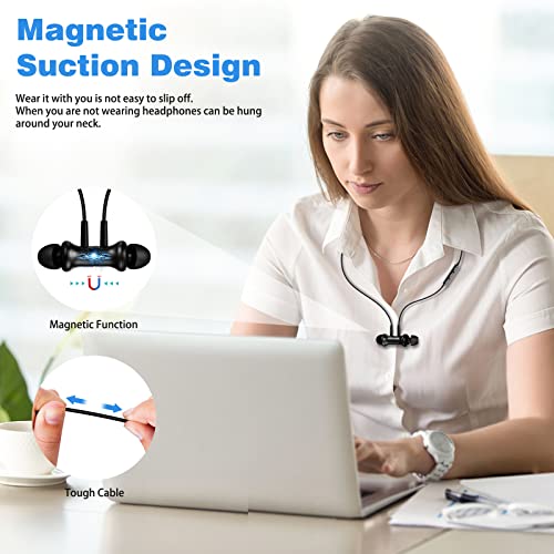 USB C Headphone for Samsung S21 S22 S23 5G,HGCXING Magnetic HiFi Stereo In-Ear Type C Earphone Noise Canceling Earbuds with Microphone Volume Control for iPad Samsung Galaxy Tab S8 S7 Pixel 7 OnePlus