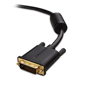 Cable Matters DVI to DVI Cable with Ferrites (DVI Dual Link Cable, DVI D Cable) 10 Feet