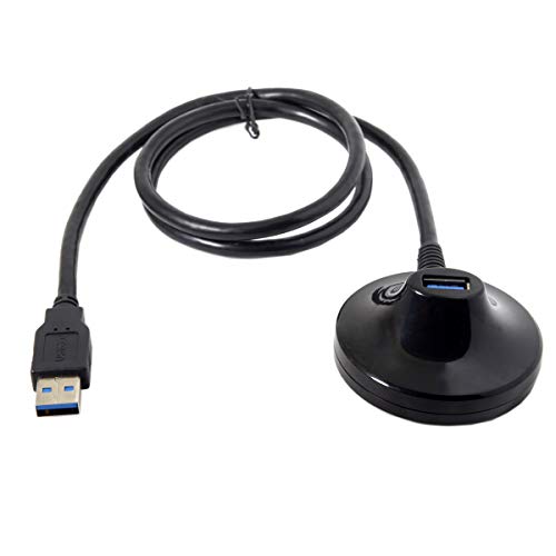 Xiwai USB 3.0 Type-A Male to Female Extension Dock Station Docking Cable 0.8m