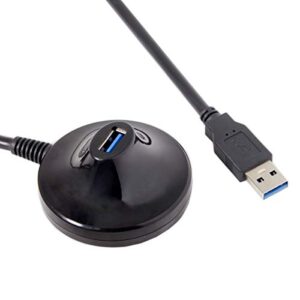 Xiwai USB 3.0 Type-A Male to Female Extension Dock Station Docking Cable 0.8m