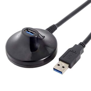 Xiwai USB 3.0 Type-A Male to Female Extension Dock Station Docking Cable 0.8m