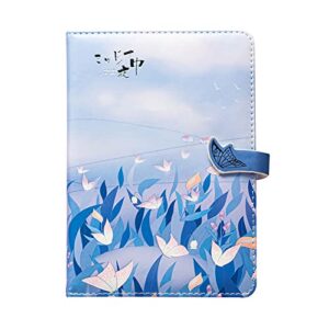 Tomolucky Direct Colorful Blank Writing Journal for Women,PU Leather Hardcover Notebooks Beautiful Journal to Write in,Personal Diary,Gift for women Girls, 258 Page