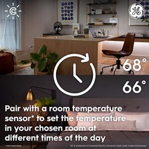 GE CYNC Smart Thermostat, ENERGY STAR Certified, Programmable Wi-Fi Thermostat, Works with Alexa and Google Home