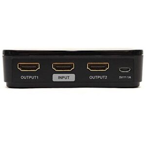 RocketFish HDMI 2-Output Splitter 18GBPS 4k Ultra HD And HDR Compatible