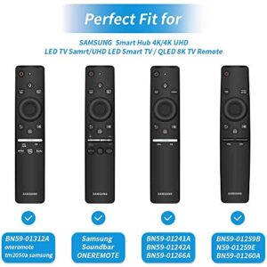 3 Pack Silicone Protective Case for Samsung Smart TV Remote Control BN59 Series Anti-Lost Shockproof Glowing Samsung tv Remote Cover Case Skin Sleeve Protector for Samsung Smart 4K Ultra HDTV Remote