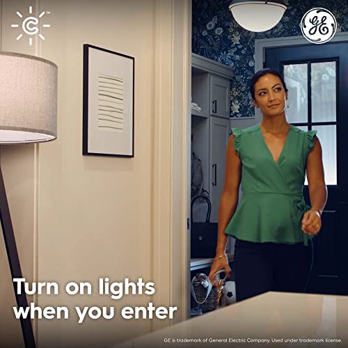 GE CYNC Smart Wire-Free Motion Sensor, Programmable, Bluetooth, Ambient Light Detection, Battery-Powered