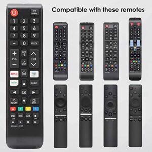 【Pack of 2】 Universal Newest Remote Control for All Samsung TV, 2 Packs BN59-01315A Universal Remote Control for All Samsung LCD LED HDTV 3D Smart TVs, with Netflix/Hulu/Prime Video Buttons