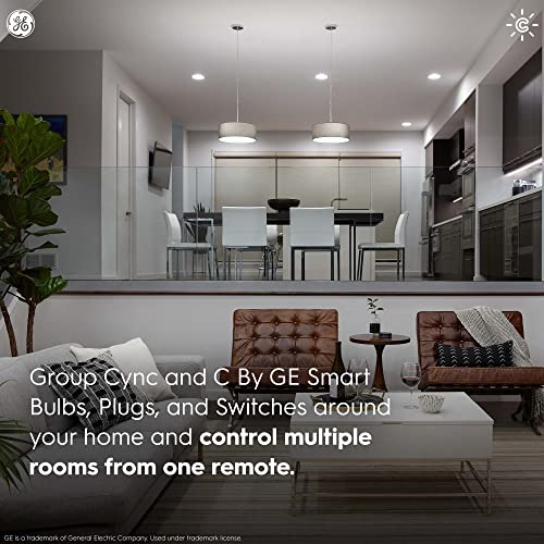 GE CYNC Smart Remote, Dimmer Remote + White Tones Control, Bluetooth Enabled, Battery Powered