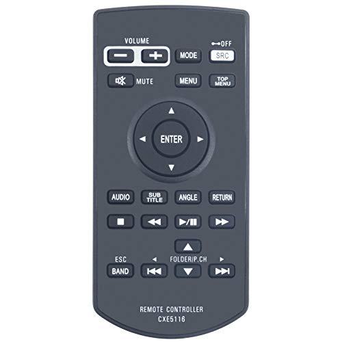 CXE5116 Replacement Remote Fit for Pioneer Car Audio AVH-120BT AVHX1700S AVH2450BT AVHX2500BT AVHX2600BT AVHX2700BS AVHP3450 AVHX5600BHS AVHX5700BHS AVHX6500DVD AVHX6700DVD AVHX7500BT AVHX7700BT