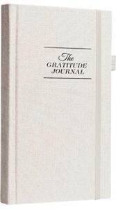 the gratitude journal: 5 minute journal – just five minutes a day to inspire thankfulness, mindfulness, positivity, happiness, affirmation, productivity & self care – undated daily reflection & gratitude journal for women & men – upgraded with pen holder,