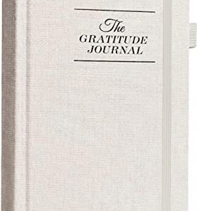 The Gratitude Journal: 5 Minute Journal - Just Five Minutes a Day to Inspire Thankfulness, Mindfulness, Positivity, Happiness, Affirmation, Productivity & Self Care - Undated Daily Reflection & Gratitude Journal for Women & Men - Upgraded with Pen Holder,