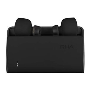 RHA Trueconnect - Carbon Black: True Wireless Earbuds with Bluetooth 5 & Sweatproof for Sport Activity