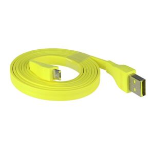 logitech ue boom bluetooth speaker micro usb cable 22awg 1.2m 4ft max 2.5a yellow