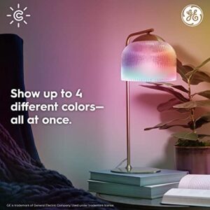 GE CYNC Dynamic Effects Smart LED Light Bulb, Color Changing, Bluetooth and Wi-Fi, Works with Alexa and Google Home, BR30 Indoor Floodlight Bulb