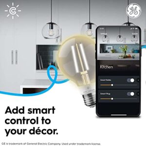 GE CYNC Smart LED Light Bulbs, Soft White, Bluetooth and Wi-Fi, Compatible with Alexa and Google Home, G25 Globe Light Bulbs (Pack of 4)