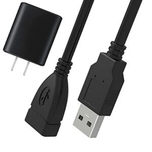 usb charger for jlab go ai/pop/sport, jlab epic air anc/sport anc, jlab jbuds air/sport/executive/pro/play gaming/anc usb a male to female extension cable cord