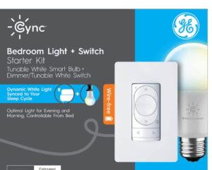 cync by ge 93129718 bedroom light & switch starter kit