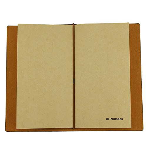 Travelers Notebook Inserts Lined Paper, Refill for Travel Journal, 7.5 X4 Inch - Set of 3 - 240 Pages, Supply by ai-natebok