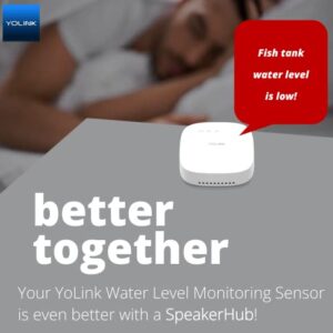 YoLink Water Leak Sensor 2,1/4 Mile World's Longest Range Smart Home Water Leak Sensor,Water Leak Detector with Built-in Siren Up to 105dB,Works with Alexa and IFTTT-YoLink Hub Required,YS7904-UC