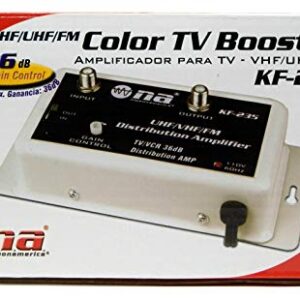 36 DB Cable Antenna Color TV Booster Signal Amplifier VHF UHF FM HDTV