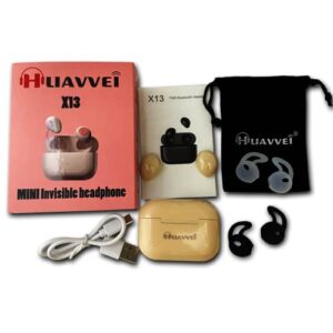 Hliavvei X13 Bluetooth Headset 5.1,Mini Invisible Headset, Bluetooth V5.1,Wireless Headset,Charging Case,Smart Touch,Microphone Talk,Super Battery Life,IPX5 Waterproof,in-Ear,Invisible earplug