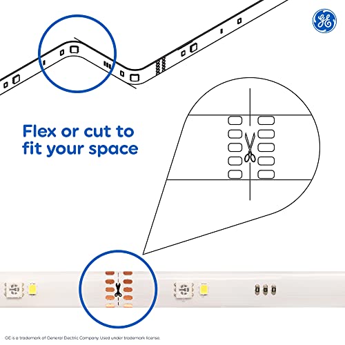 GE LED Tape Light, Indoor Plug-In Strip Light, Color Changing, 10-Feet