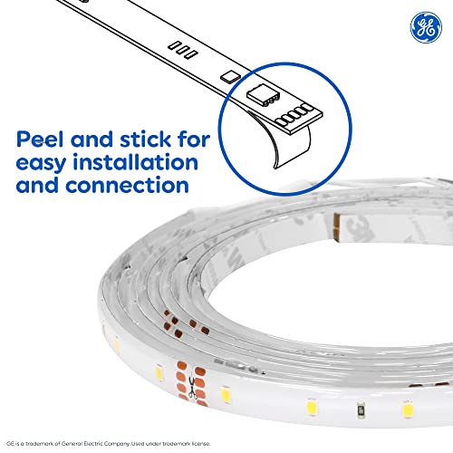 GE LED Tape Light, Indoor Plug-In Strip Light, Color Changing, 10-Feet