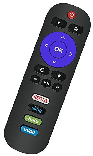 Replacement for JVC Roku TV Remote Control, Compatible with All JVC Roku Smart TVs