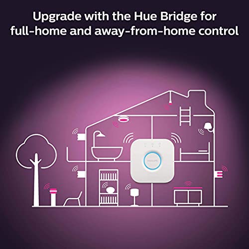 Philips Hue White and Color Ambiance A19 E26 Base Lumen LED Smart Bulb, Bluetooth & Zigbee Compatible (Hue Hub Optional), Works with Alexa & Google Assistant, 3 Bulbs