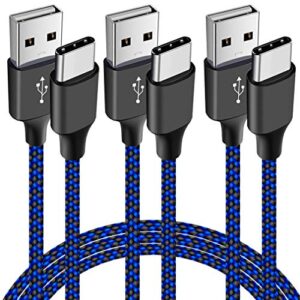 scovee 3-pack 6ft usb c cable compatible with kindle e-readers,fire tablets (all-new hd 10 9th 10th 11th generation,hd 8,8 plus 2020 2022 release,7 kids edition 2019 2021).type-c charging charger cord