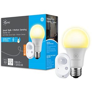 cync by ge 93129715 smart bulb & motion sensing starter kit